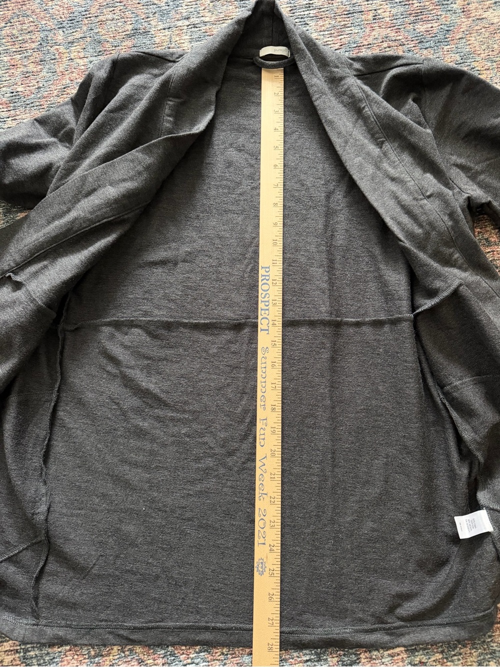 Pure Jill J. Jill unconstructed gray cardigan size Medium casual and com… - Picture 11 of 11